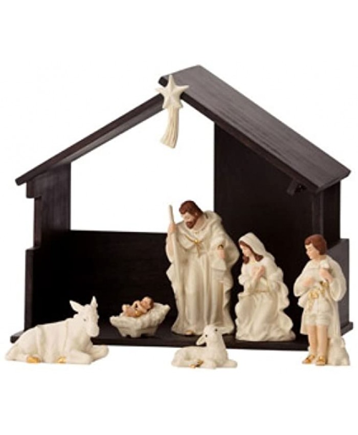 Belleek Nativity Set White