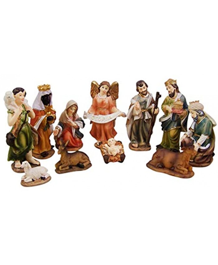 Needzo Behold Your King Nativity Scene Figures 11 Piece Set