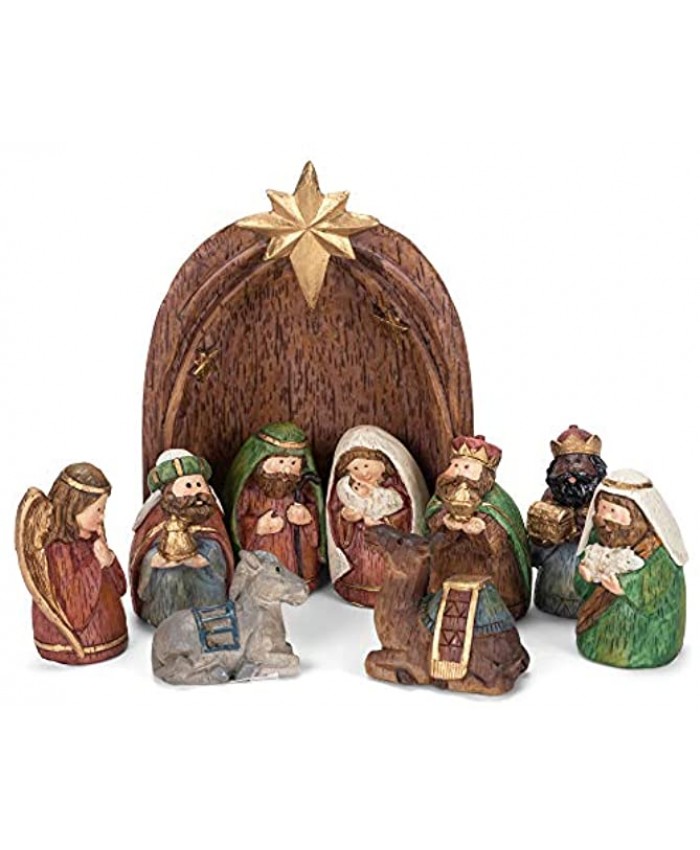 RAZ Imports Holiday Heritage 5.75" Nativity Set of 10