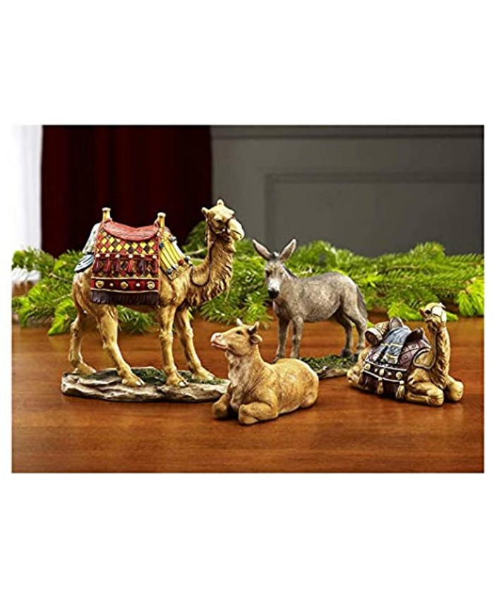 Set of 4 Christmas Nativity Animals Set 7 inch Scale