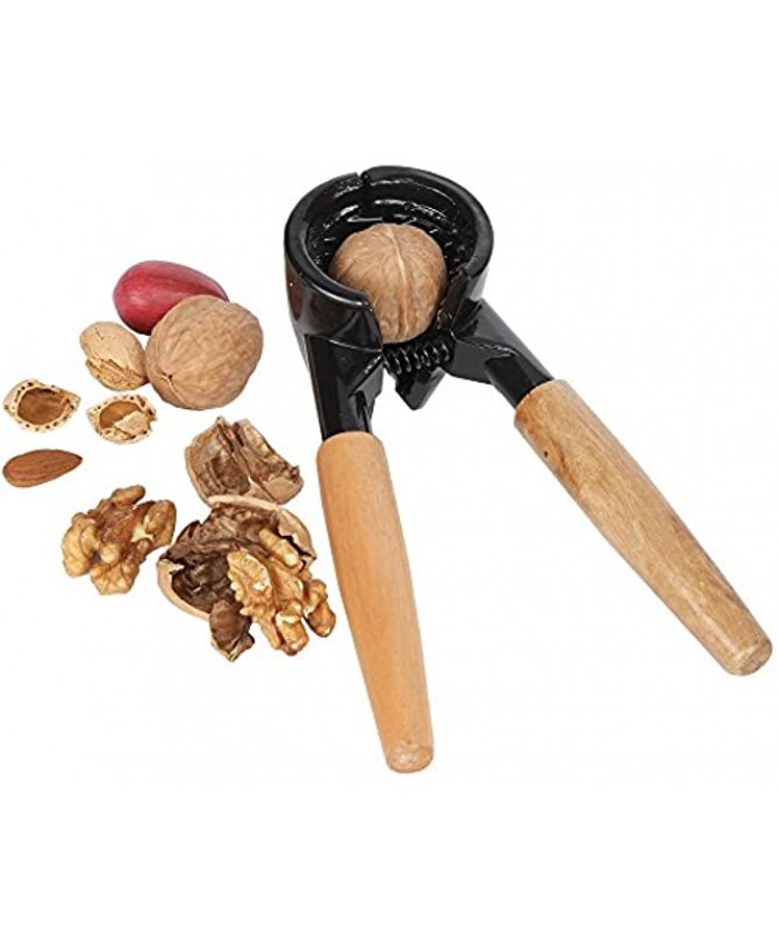 Home-X Heavy Duty Spring Loaded Nutcracker Premium Tool Works Wonders on Walnuts Chestnuts Pecans Hazelnuts Almonds & More A Great Addition to Every Kitchen