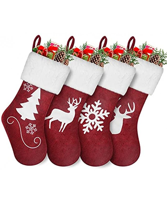 <b>Notice</b>: Undefined index: alt_image in <b>/www/wwwroot/travelhunkydory.com/vqmod/vqcache/vq2-catalog_view_theme_micra_template_product_category.tpl</b> on line <b>157</b>Christmas Stockings 4 Pack 18.5" Large Xmas Stockings Embroidered Linen Fireplace Hanging Xmas Ornament with Plush Cuff and Snowflake Reindeer Christmas Tree for Family Party Decor Holiday Xmas Gift
