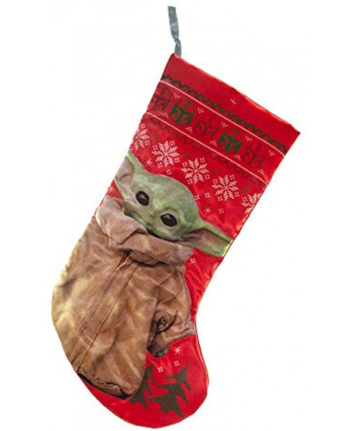 Kurt Adler Star Wars Baby Yoda Christmas Stocking