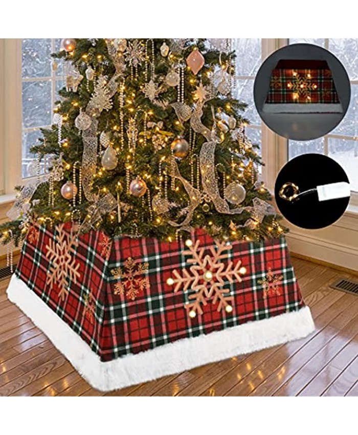 <b>Notice</b>: Undefined index: alt_image in <b>/www/wwwroot/travelhunkydory.com/vqmod/vqcache/vq2-catalog_view_theme_micra_template_product_category.tpl</b> on line <b>157</b>Christmas Tree Collar Fabric Square Skirt Xmas Tree Decor Led Lighted Tree Ring for Christmas Tree Decorations Red Plaid with Snowflake