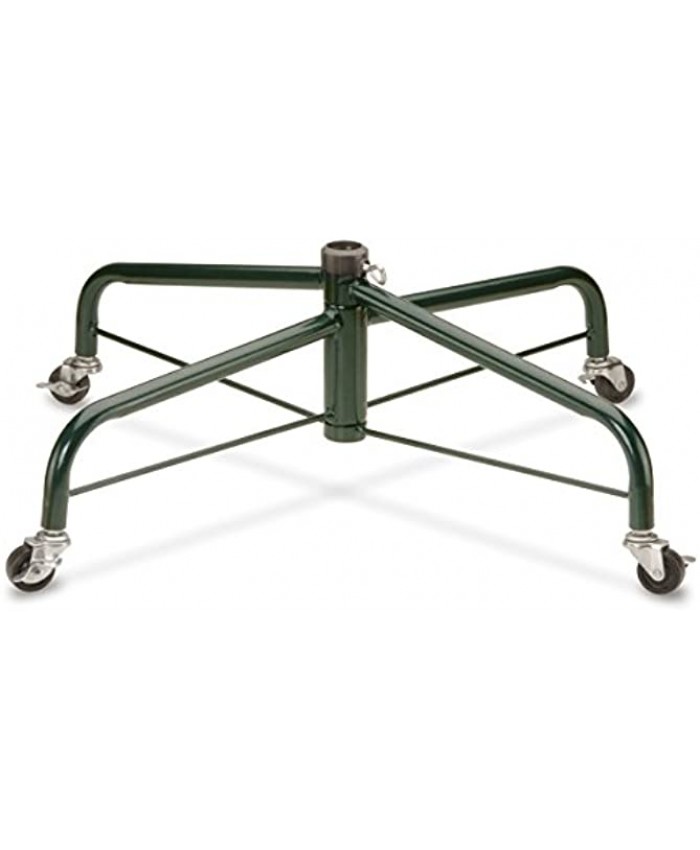 National Tree Company Christmas Tree Stand Includes Rolling Wheels 28" Fits 1.25 Inch Pole