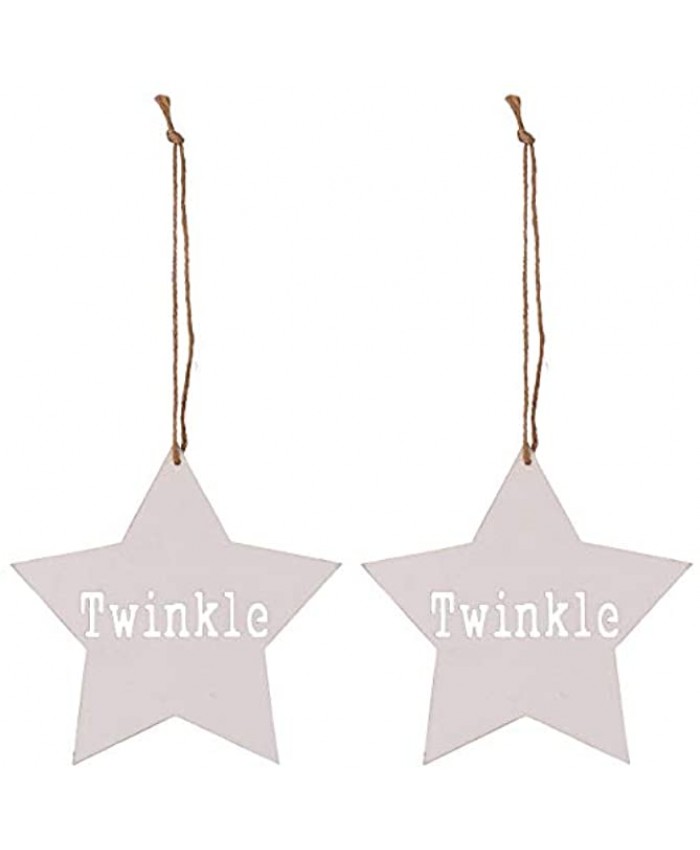 OmniReselling Hanging Star with'TWINKLE' Cutout 2 Pack Unspecified