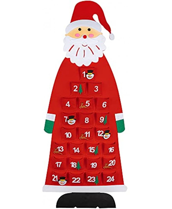 <b>Notice</b>: Undefined index: alt_image in <b>/www/wwwroot/travelhunkydory.com/vqmod/vqcache/vq2-catalog_view_theme_micra_template_product_category.tpl</b> on line <b>157</b>D-FantiX Felt Christmas Advent Calendar 2021 3.54ft Wall Santa Advent Calendar with Pockets 24 Days Reusable Christmas Countdown Calendar Hanging Xmas Decorations