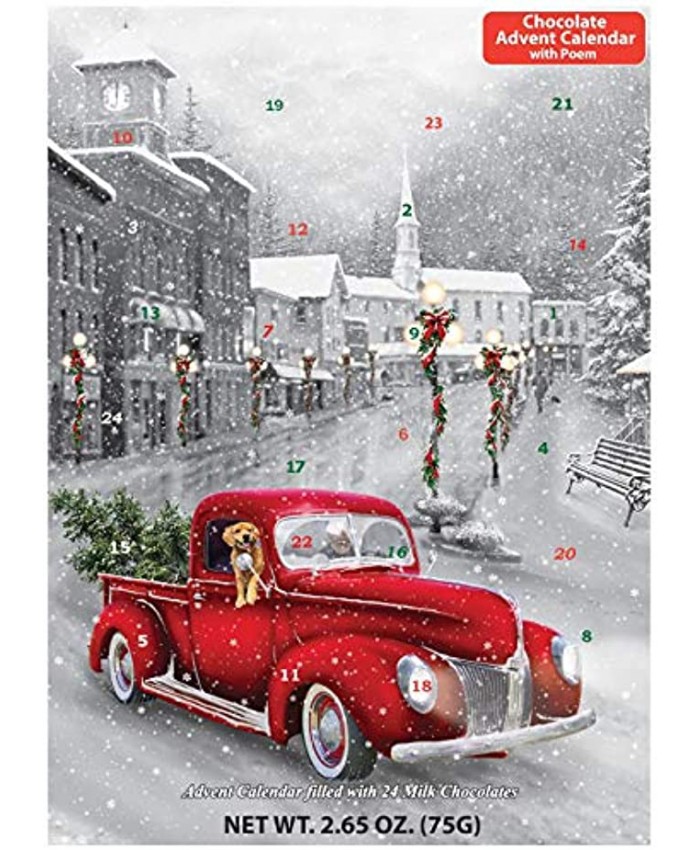 Holiday Ride Chocolate Advent Calendar Countdown to Christmas