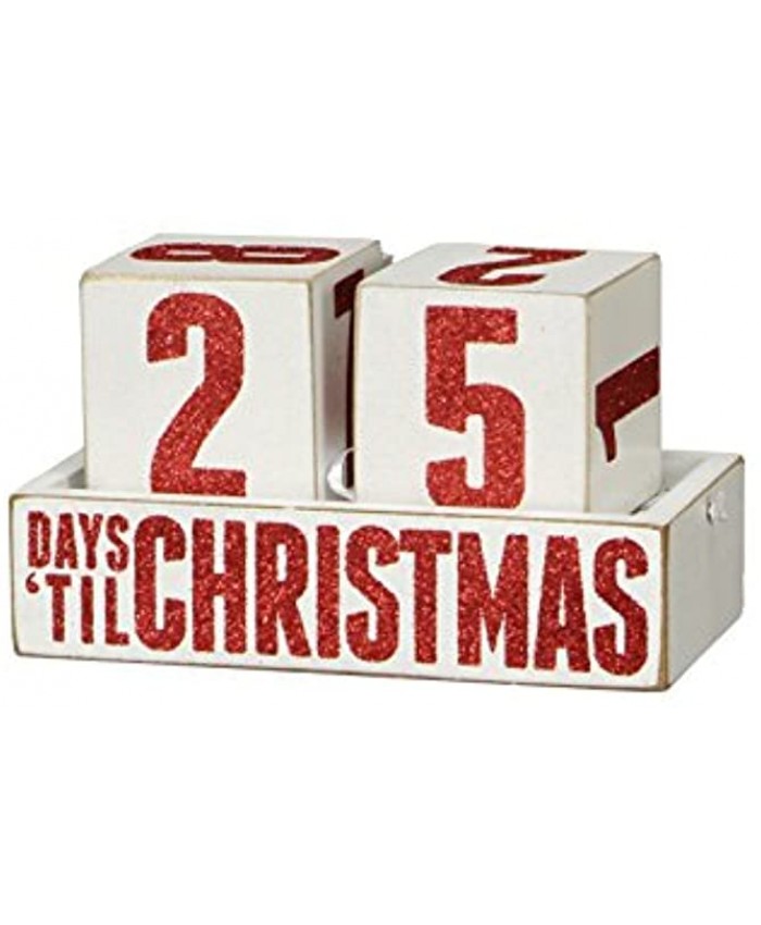 Primitives by Kathy Block Countdown Day 'Til Christmas 4.75" x 2.5"