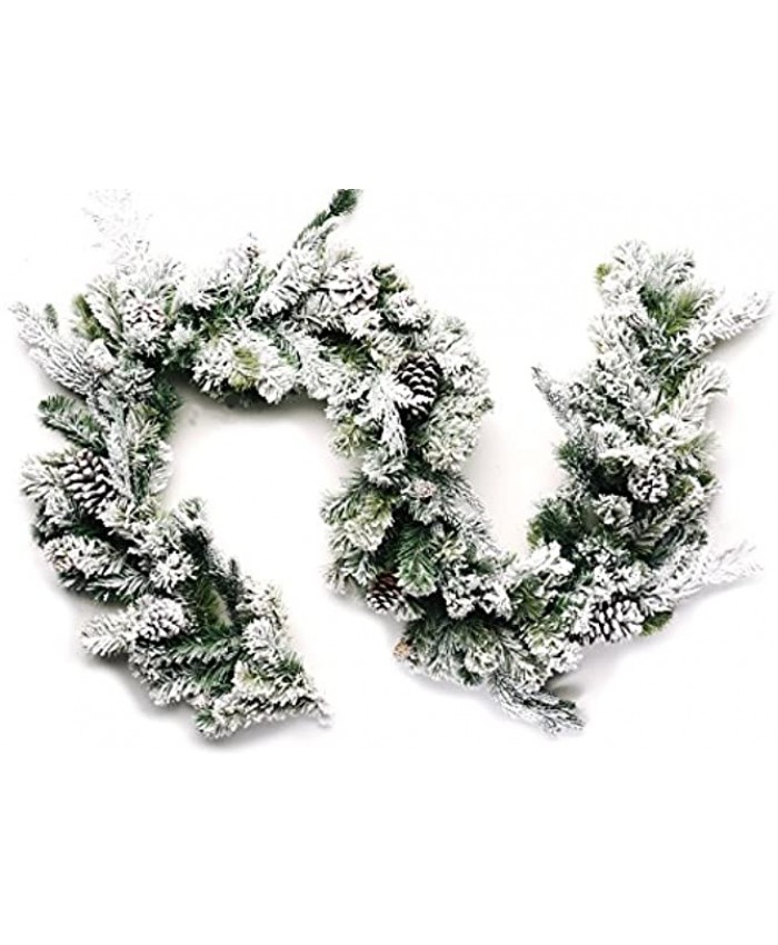 CraftMore Frosted Forest Pine Garland 6 Feet