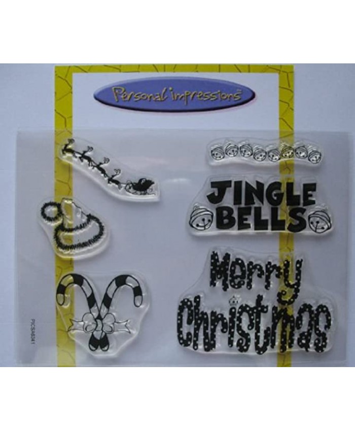 Art Stamps A6 Sandy Finnie Sfgp Jingle Bells Clear Stamp Transparent