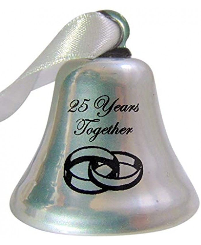 Westman Works 25th Anniversary Ornament Twenty Five Years Together Wedding Bell Gift Boxed