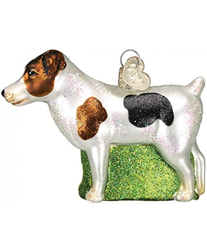 Old World Christmas Dog Collection Glass Blown Ornaments for Christmas Tree Jack Russell
