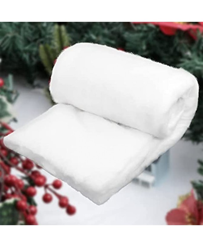 31 Inch x 7.8 Ft Christmas Snow Blankets for Under The Christmas Tree Displays Christmas Decoration Artificial Snow Blankets Thick White Soft Fluffy Fake Snow Cover for Christmas & Winter Decor
