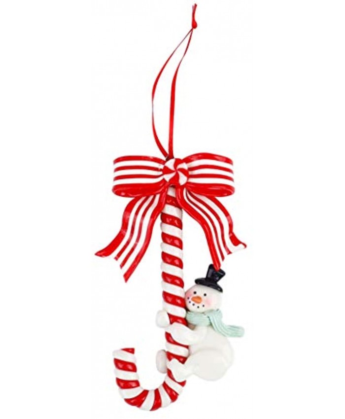 ABOOFAN Christmas Candy Ornaments Snowman Peppermint Ornaments Candy Cane Tree Decorations Xmas Holiday Supplies