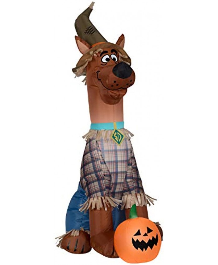Gemmy 3.5' Airblown Inflatable Scooby Doo as Scarecrow Harvest