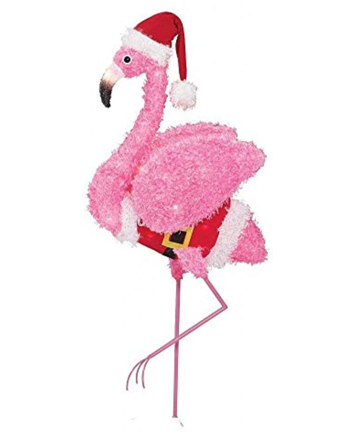 Holiday Time Fluffy Flamingo Pink Fluffy Flamingo