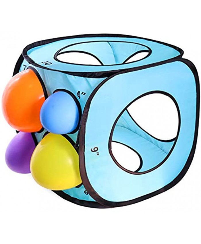 9 Sizes Balloon Szier Cube Box 4" 12" Collapsible Balloon Measuring Tool No Assembly Required