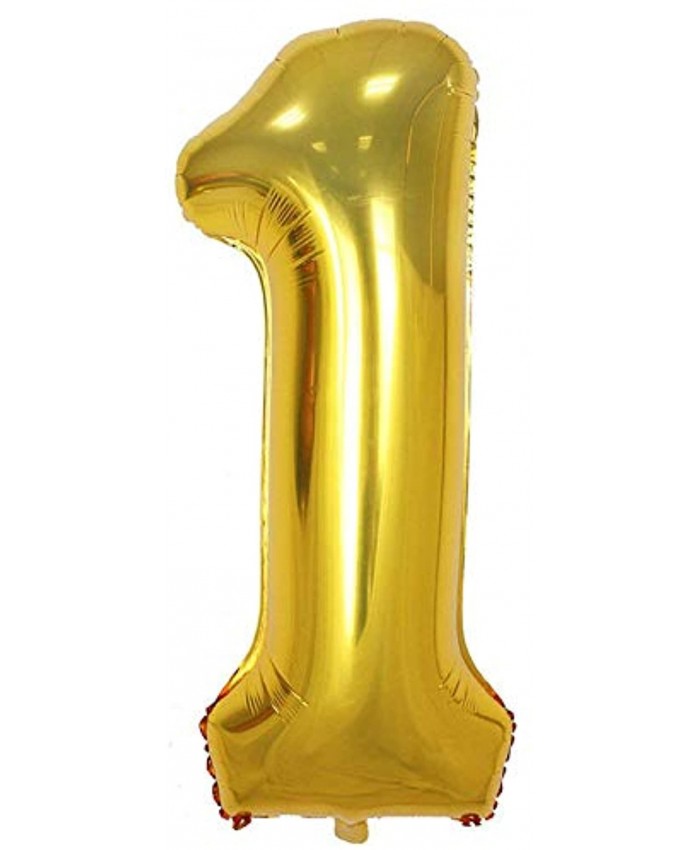 Tellpet Gold Number 1 Balloon 40 Inch
