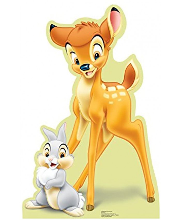 Advanced Graphics Bambi & Thumper Life Size Cardboard Cutout Standup Disney's Bambi
