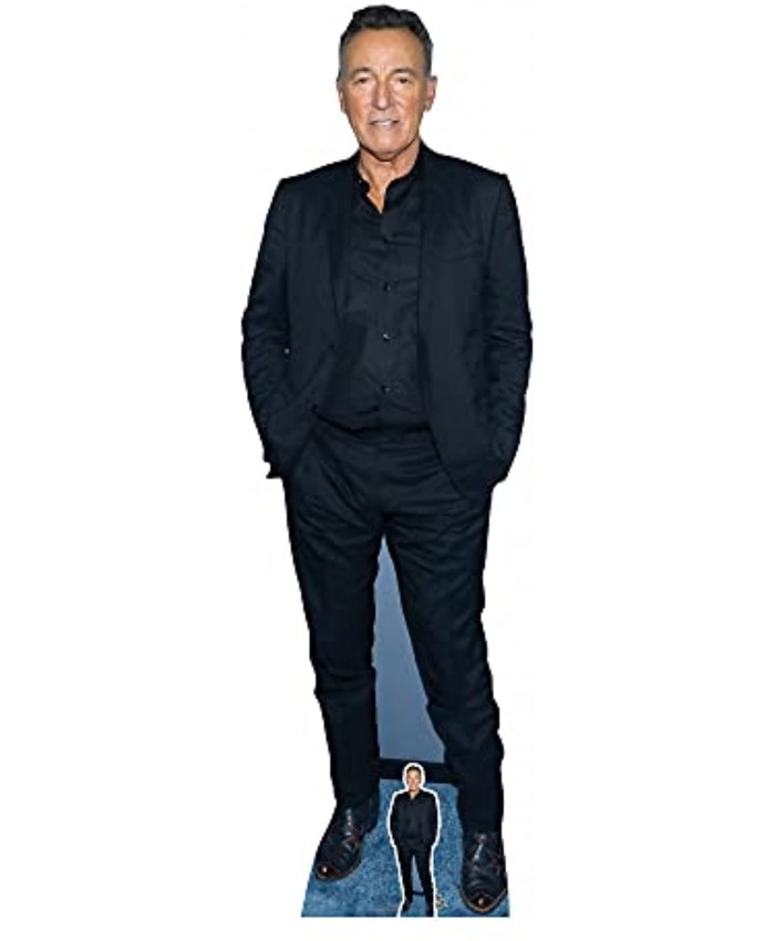 Star Cutouts Ltd CS893 Bruce Springsteen Life Size Cardboard Cutout with Free Mini Cut Out Perfect for Birthdays Gifts Parties & Fans Multicolour
