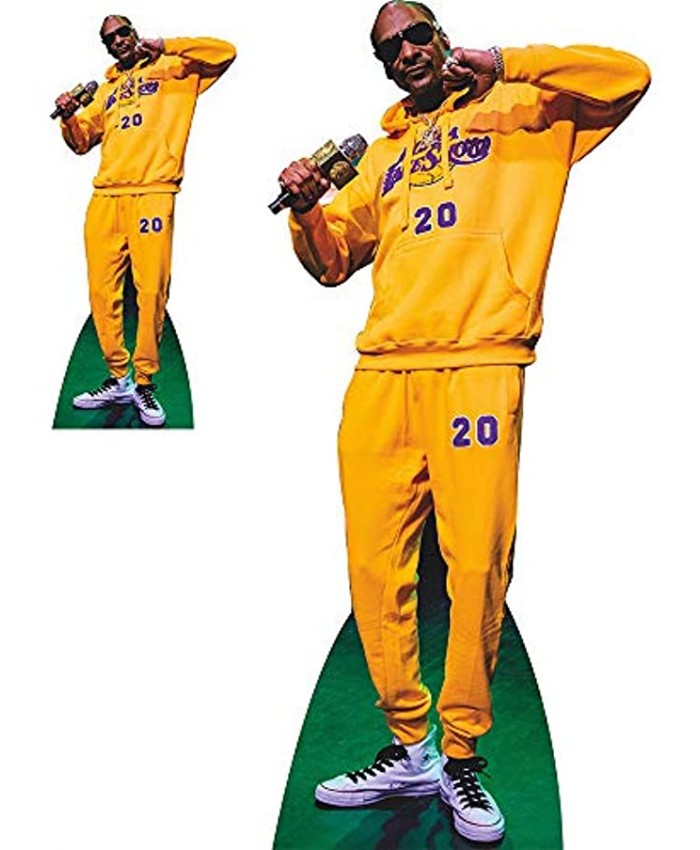 Wet Paint Printing + Design SP12079 Snoop Dogg Yellow Jumpsuit Cardboard Cutout