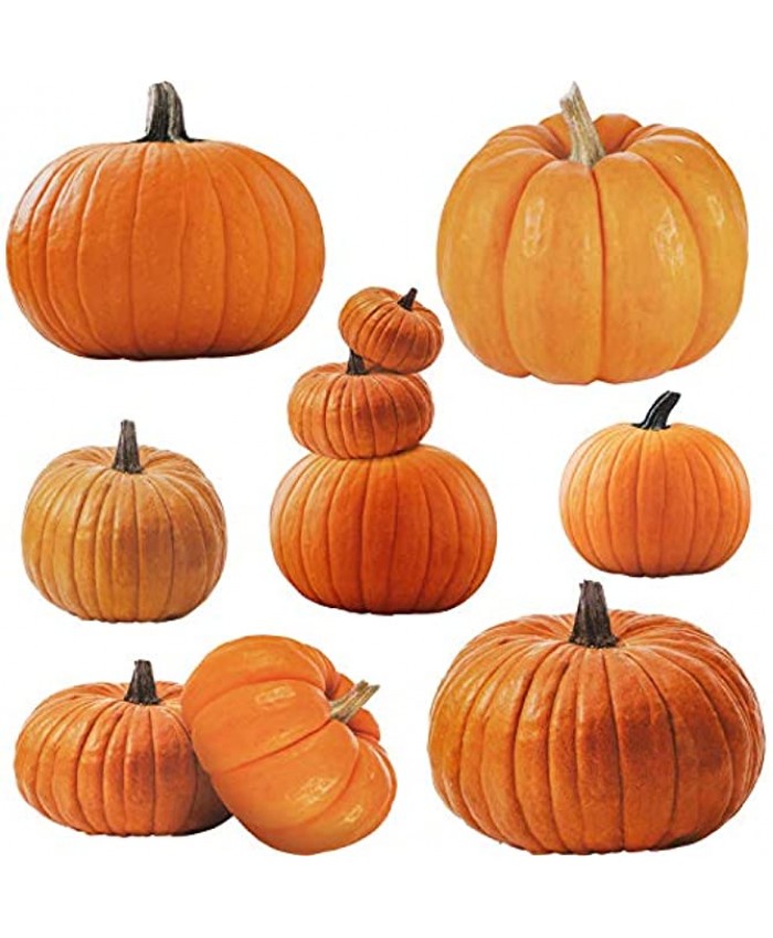 Zonon 35 Pieces Pumpkin Cutouts Classroom Cutout Decoration for Fall Celebrations Halloween Thanksgiving Day Party Supply 7 Designs