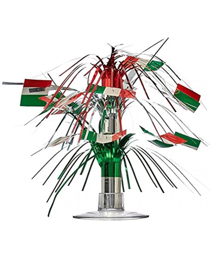 Italian Flag Mini Cascade Centerpiece Party Accessory 1 count 1 Pkg