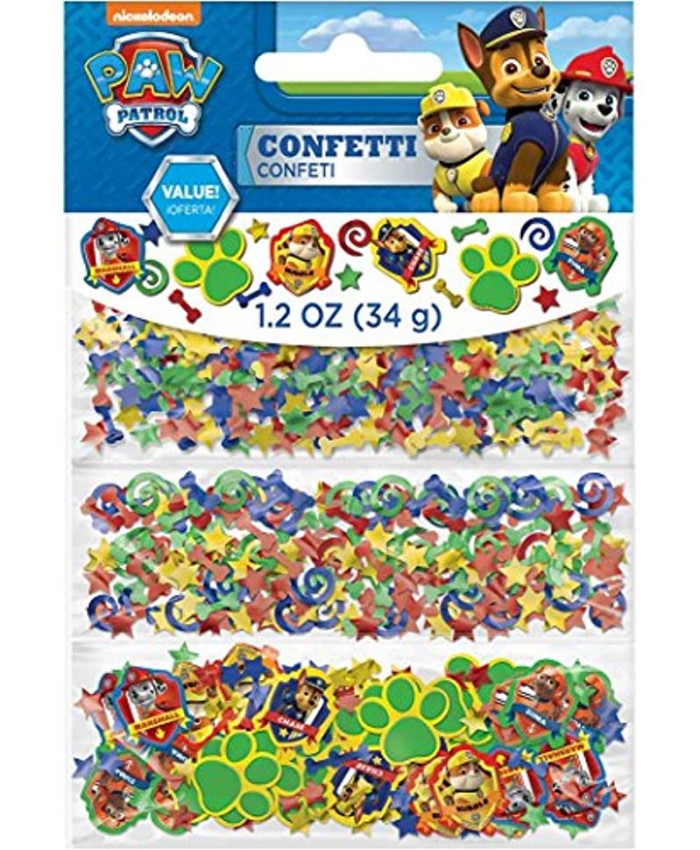 Amscan 361462 Paw Patrol Value Confetti 1 pack Party Favor