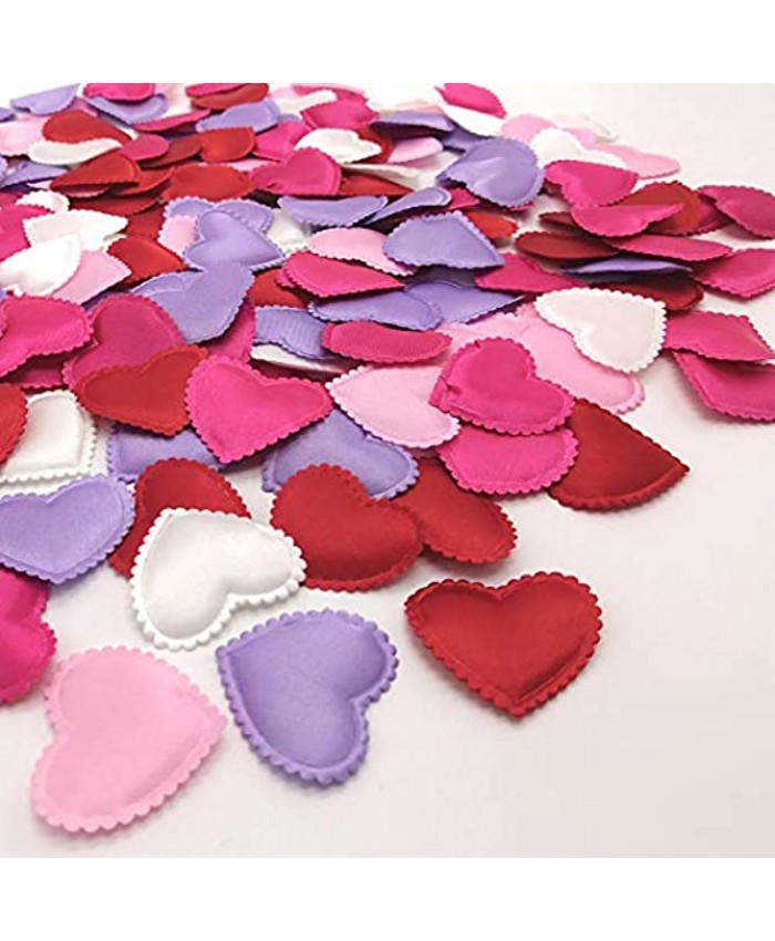 Grunyia Heart Confetti Decoration Romantic Decor for Valentine's Day,Mother's Day,Birthday,Anniversary,Thanksgiving,Christmas,New Year 400PCS Mix