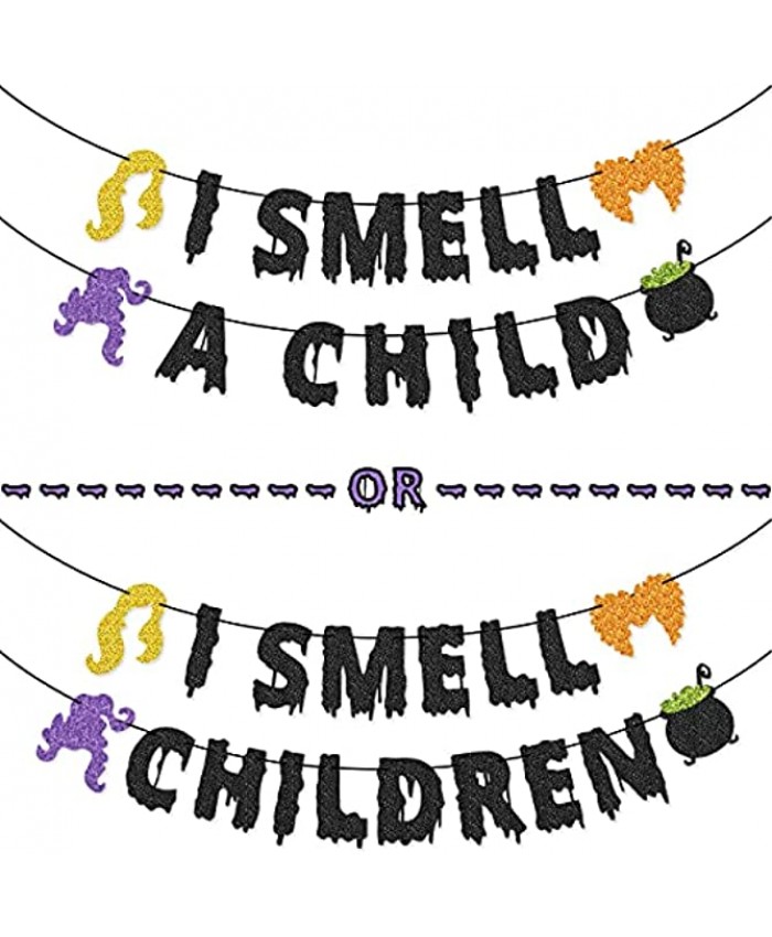 I Smell Children Banner I Smell a Child Banner for Hocus Pocus Halloween Party Halloween Baby Shower Decorations