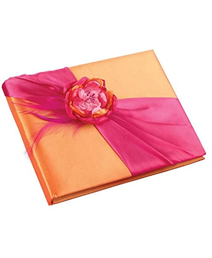 Lillian Rose Wedding Ceremony Hot Pink and Orange Guest Book GB830