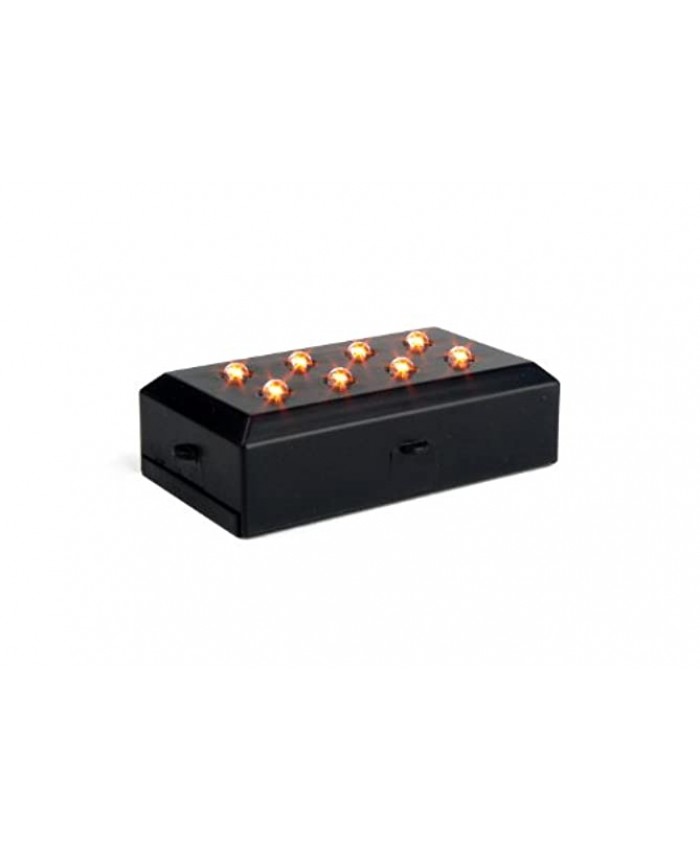 Fortune Products LL-8A Luminary Light 2 3 4" Length 1 1 2" Width 3 4" Height 8 LEDs Amber LEDs with Black Base