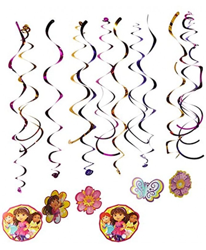 Amscan Charming Dora & Friends Party Decoration 7" Multicolor