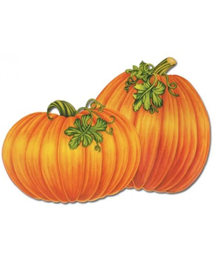Beistle 4-Pack Decorative Packaged Pumpkin Cutouts 16-Inch
