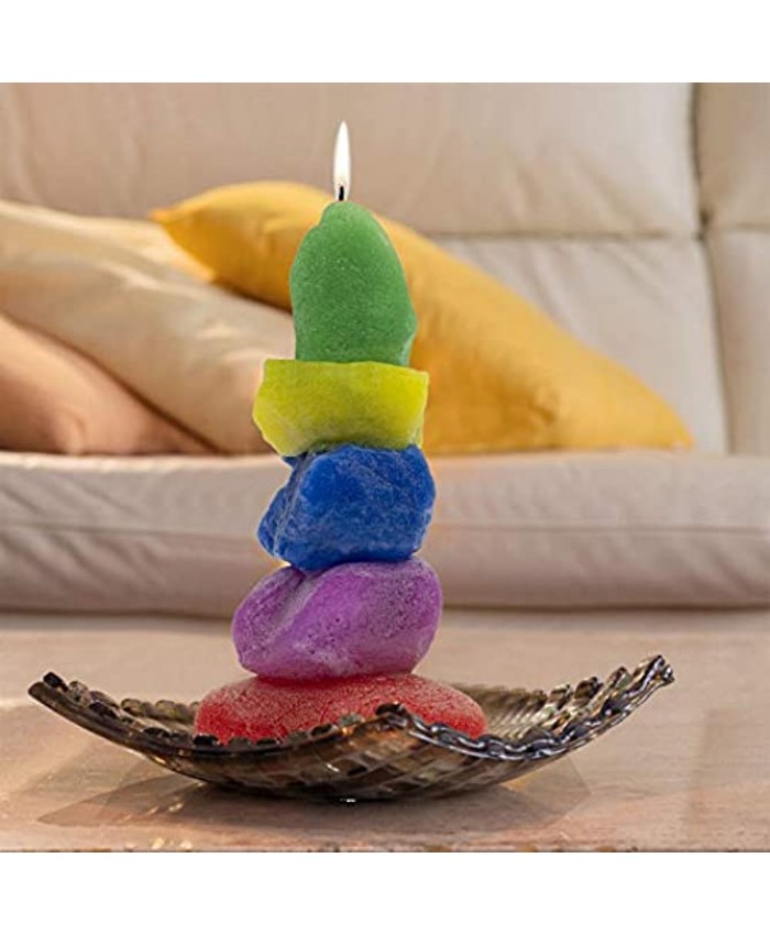 Decorative Candles- Rock Cairn Candles from Made By Humans Large