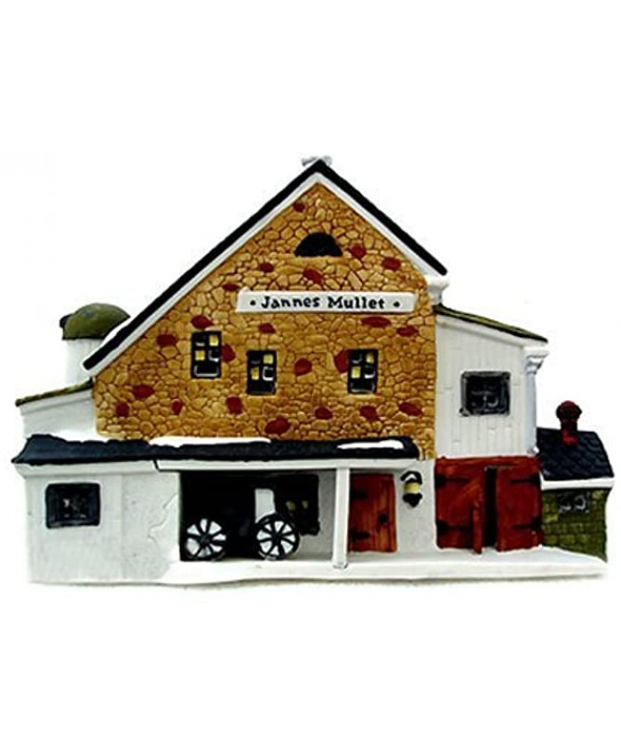 Department 56 New England Village Jannes Mullet Amish Barn