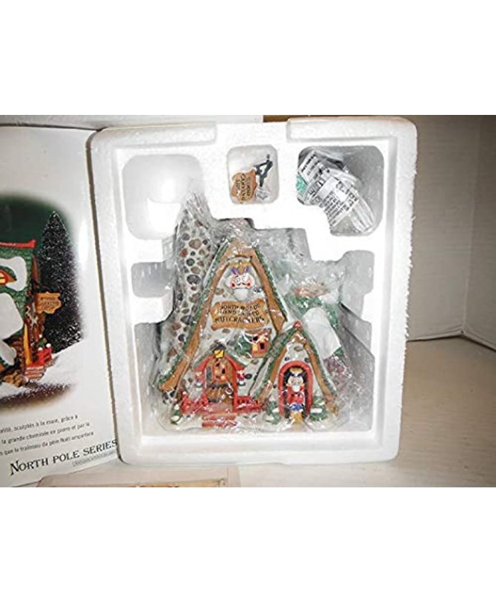 Department 56 North Pole Series Hand Carved Nutcracker Factory