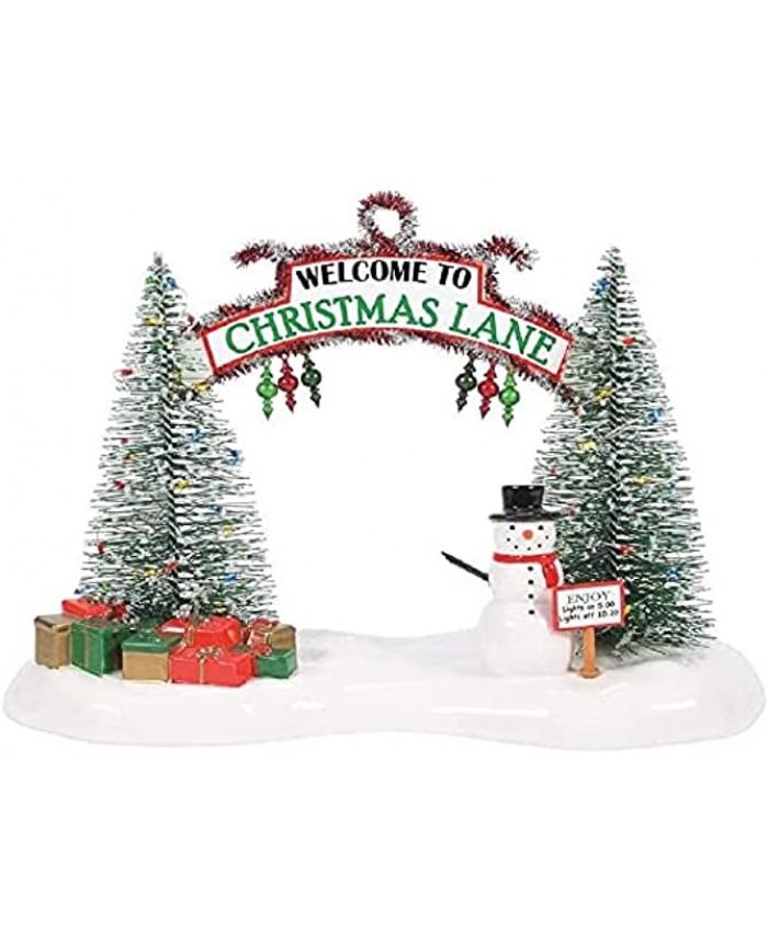 Department 56 Snow Village A Festive Christmas Gate Figurine 6007268