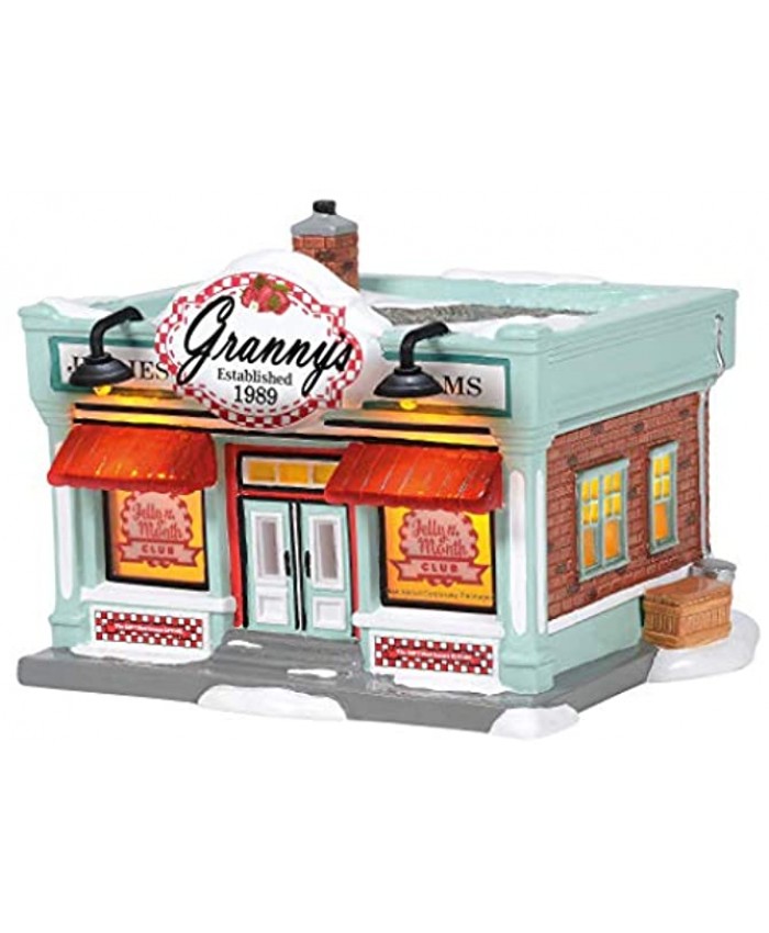 Department 56 Snow Village National Lampoon's Christmas Vaction Jelly of The Month Club Lit Building 5.12 Inch Multicolor
