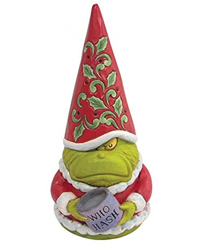 Enesco Dr. Seuss The Grinch Gnome with Who Hash Figurine 8"