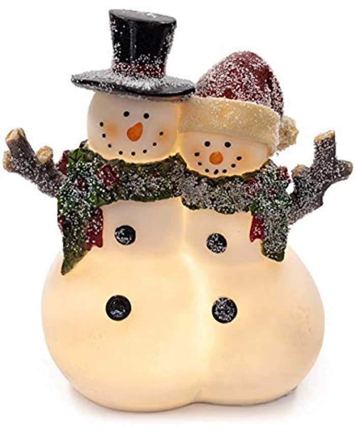 VP Home Snowman Couple Glowing LED Holiday Light